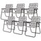 Portable Folding Lawn Chairs Set of 6 for Camping and Beach Trips
